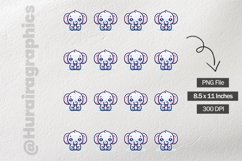 Elephant|Printable Animal Sticker Product Image 3