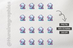 Elephant|Printable Animal Sticker Product Image 3