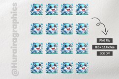 Shark|Printable Animal Sticker Product Image 3