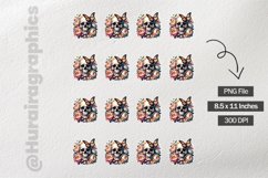 Floral Skull|Printable Animal Sticker Product Image 3