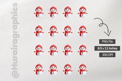 Snow Men |Printable Animal Sticker Product Image 3
