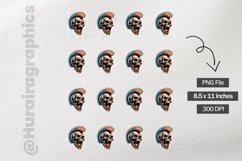 Skull|Printable Animal Sticker Product Image 3