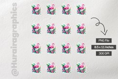Flamingo|Printable Animal Sticker Product Image 3