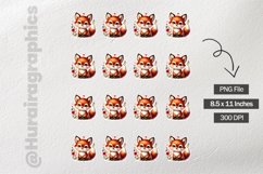 Fox|Printable Animal Sticker Product Image 3