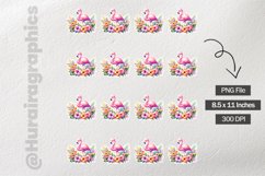 Flamingo|Printable Animal Sticker Product Image 3
