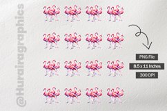 Flamingo|Printable Animal Sticker Product Image 3