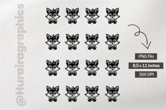 Silhouette Animal |Printable Animal Sticker Product Image 3