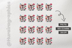 Floral Skull|Printable Animal Sticker Product Image 3