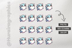 Whale|Printable Animal Sticker Product Image 3
