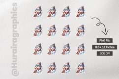 Snow Men |Printable Animal Sticker Product Image 3
