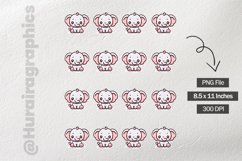 Elephant|Printable Animal Sticker Product Image 3