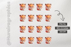 Fox|Printable Animal Sticker Product Image 2