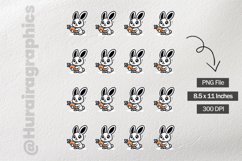 Rabbit|Printable Animal Sticker Product Image 3