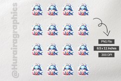 Shark|Printable Animal Sticker Product Image 3