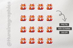 Fox|Printable Animal Sticker Product Image 3