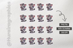 Zebra|Printable Animal Sticker Product Image 2
