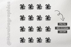 Silhouette Animal |Printable Animal Sticker Product Image 2