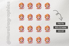 Lion|Printable Animal Sticker Product Image 3