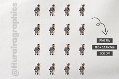 Zebra|Printable Animal Sticker Product Image 3
