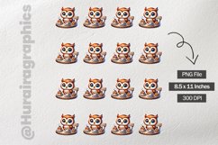 Owl|Printable Animal Sticker Product Image 3