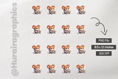 Mouse|Printable Animal Sticker Product Image 3