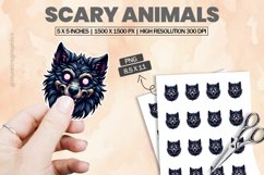 Scary Animal|Printable Animal Sticker Product Image 1