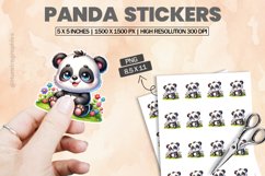 Panda|Printable Animal Sticker Product Image 1