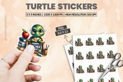Turtle|Printable Animal Sticker Product Image 1