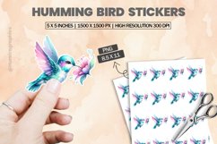Humming Bird|Printable Animal Sticker Product Image 1