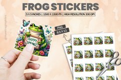 Frog|Printable Animal Sticker Product Image 1
