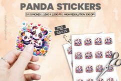 Panda|Printable Animal Sticker Product Image 1