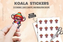 Koala|Printable Animal Sticker Product Image 1