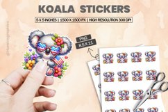 Koala|Printable Animal Sticker Product Image 1