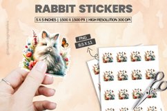 Rabbit|Printable Animal Sticker Product Image 1