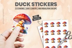 Duck|Printable Animal Sticker Product Image 1