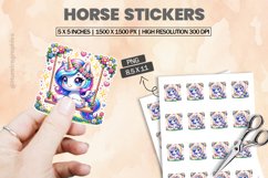 Horse|Printable Animal Sticker Product Image 1