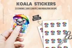 Koala|Printable Animal Sticker Product Image 1