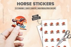 Horse|Printable Animal Sticker Product Image 1