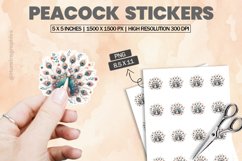 Peacock|Printable Animal Sticker Product Image 1