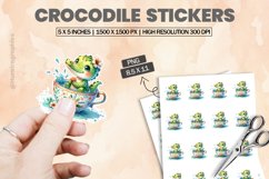 Crocodile|Printable Animal Sticker Product Image 1