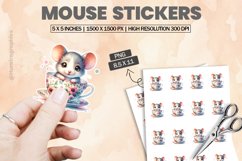Mouse|Printable Animal Sticker Product Image 1