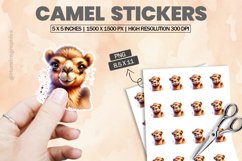 Camel|Printable Animal Sticker Product Image 1