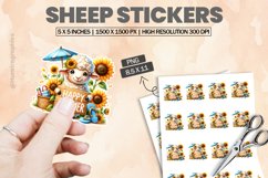 Sheep|Printable Animal Sticker Product Image 1