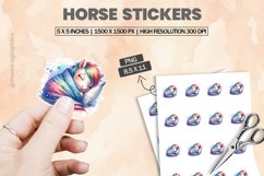 Horse|Printable Animal Sticker Product Image 1