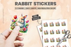 Rabbit|Printable Animal Sticker Product Image 1