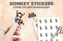 Donkey|Printable Animal Sticker Product Image 1