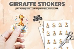 Girraffe|Printable Animal Sticker Product Image 1
