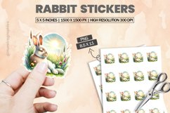 Rabbit|Printable Animal Sticker Product Image 1