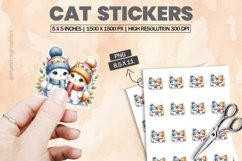 Cat|Printable Animal Sticker Product Image 1