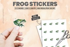 Frog|Printable Animal Sticker Product Image 1